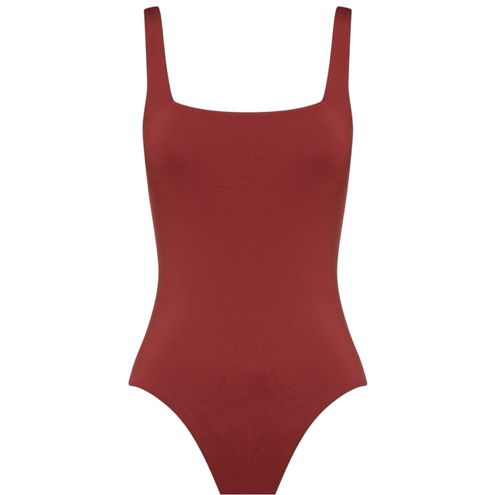 Old Navy Ginger Spice Square Neck Sleeveless Snap Bodysuit Size Large